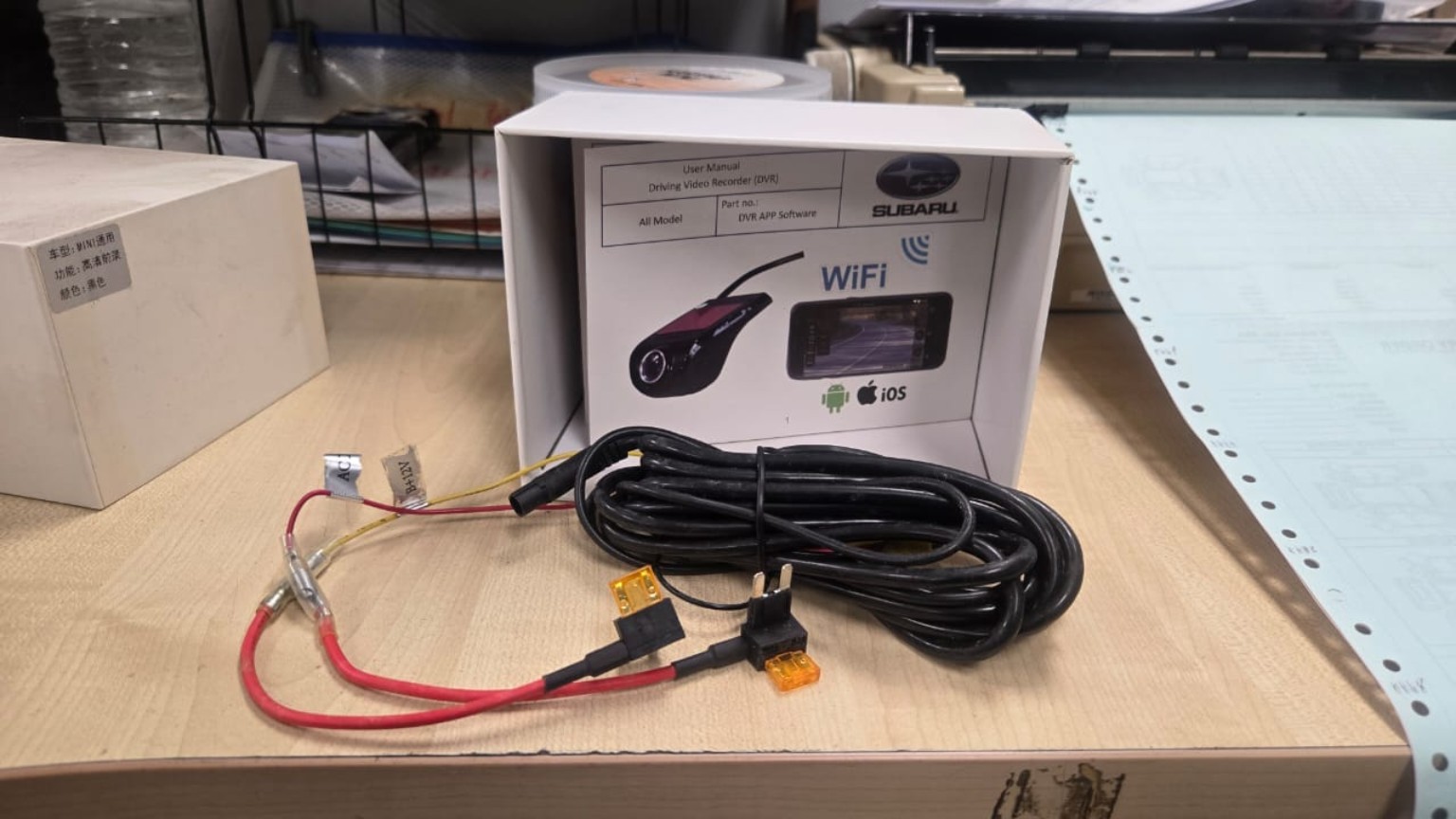 Dashcam installation setup