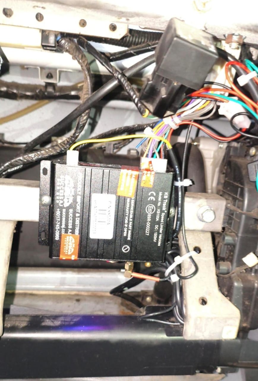 Speed Limiting Device unit and wiring installation